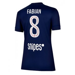 Paris Saint-Germain Fabian Ruiz #8 Hjemmebanetrøje Dame 2025-26 Kort ærmer Paris Saint-Germain Fabian Ruiz #8 Hjemmebanetrøje Dame 2025-26 Kort ærmer